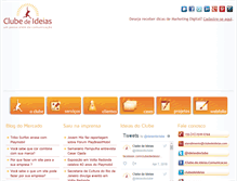 Tablet Screenshot of clubedeideias.com